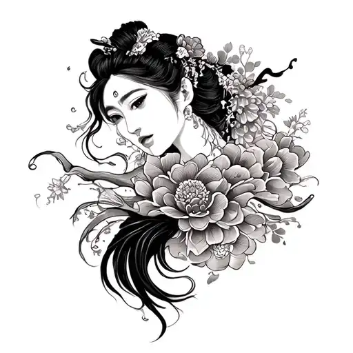 Japanese Traditional Full Sleeve Tattoo Design
