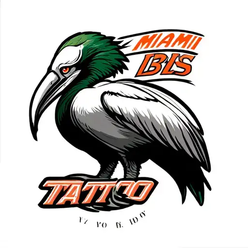 Badass Miami Hurricanes Ibis