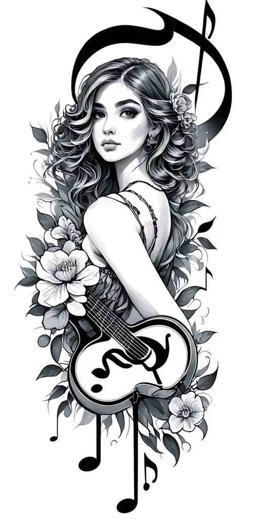 Lillie's And Music Note Surrounded