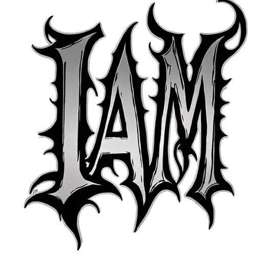 Iam In Old English Font