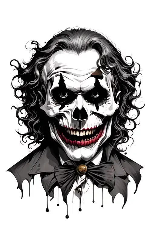 Joker Skull Mysterious And Dark