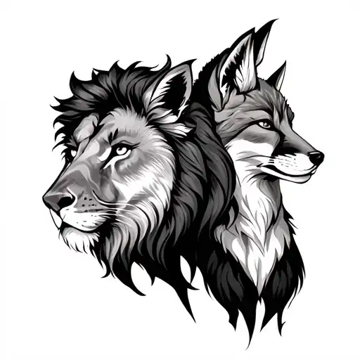 Lion A Centaur And A Fox