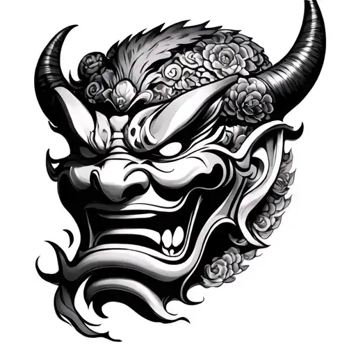 Japanese Oni Mask