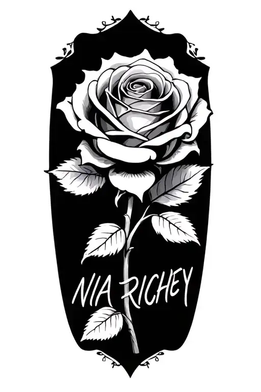 Rose With The Name Nia Richey