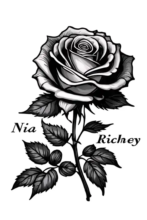 Rose With The Name Nia Richey