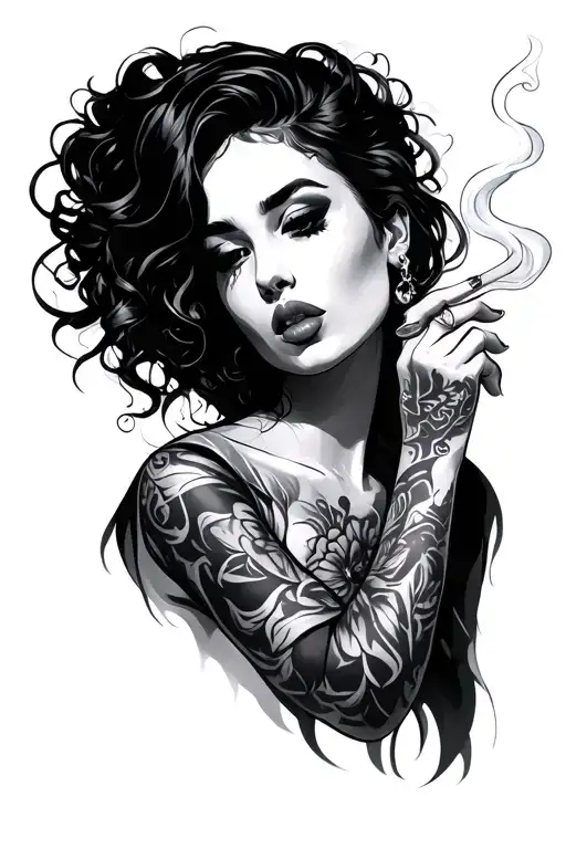 Woman Smoking