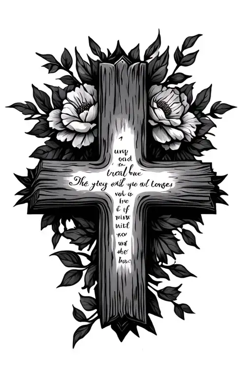 Cross With Bible Verse