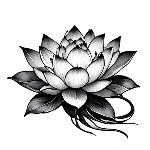 Lotus Flower Emerging