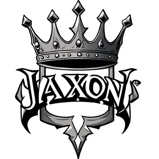 Crown With The Name Jaxxon