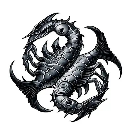 Scorpio And Pisces Intertwined