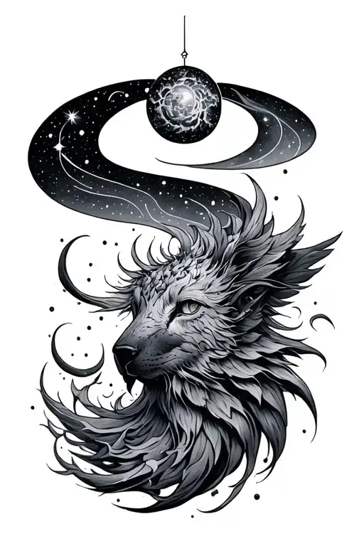 Celestial Tattoo Design