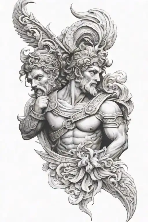 Greek Gods Full Arm Sleeve