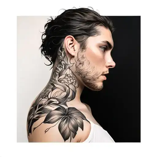 A Realism Nature Tatto On My Scapula To My Shoulder