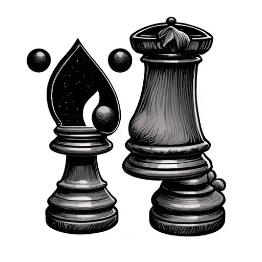 Mirror Pawn Chess Piece