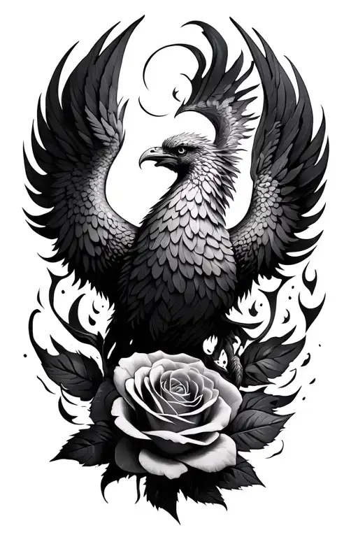 Phoenix Burning Snd Rose