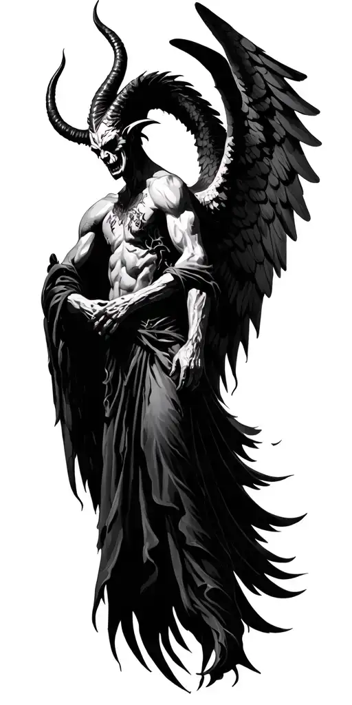 Satan Under The Angel Wings