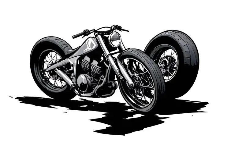 Dirtbike P E K W Engraved