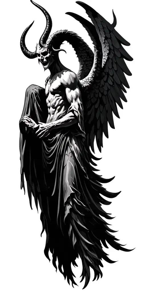 Satan Under The Angel Wings