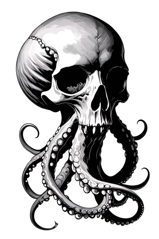 Octopus Skull Made