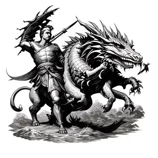 Saint George Killing The Dragon