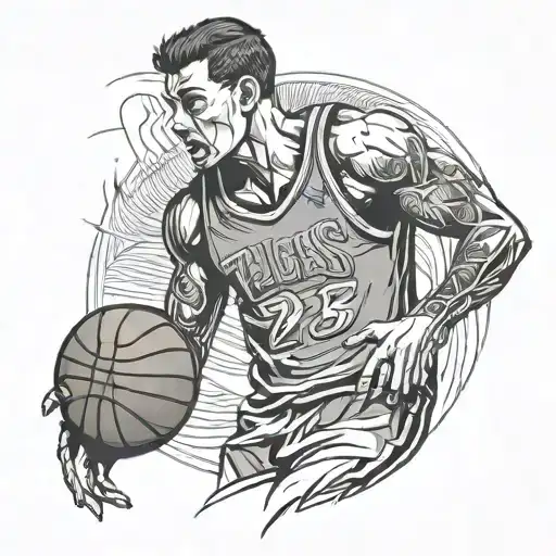 Basketball And Vest