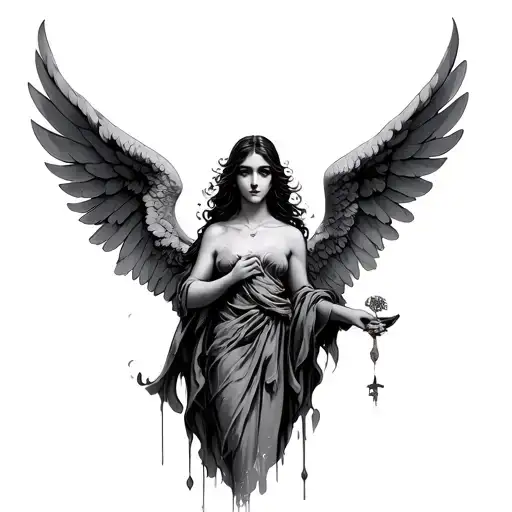 Gothic Biblically Accurate Angel Dark