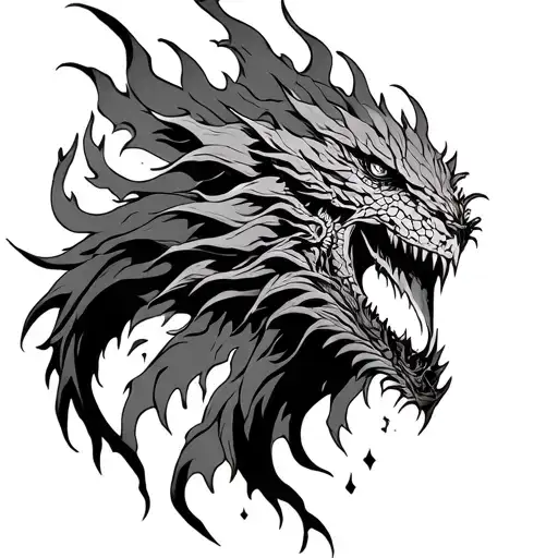 Leviatan Whit Breath Of Fire Coming