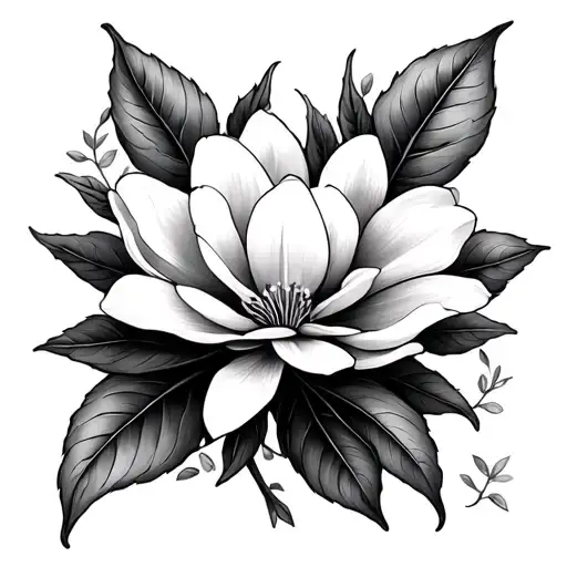 Magnolia Flower And Dogwood Flowers Small