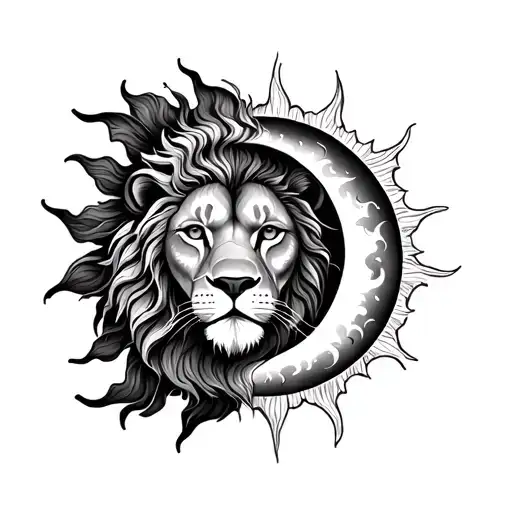 Leo Sun Moon Merging Together