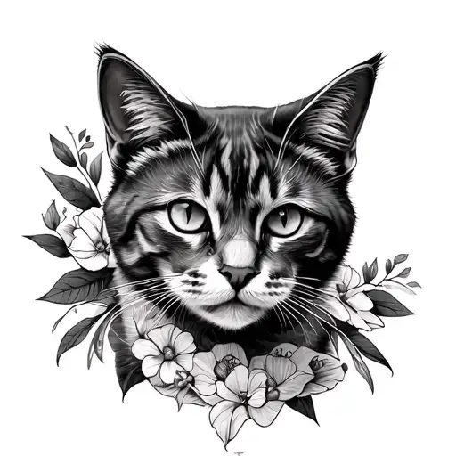 Memorial Cat Tatoo Fore Arm