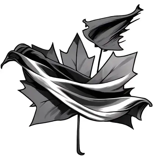 Canada Flag Intertwined