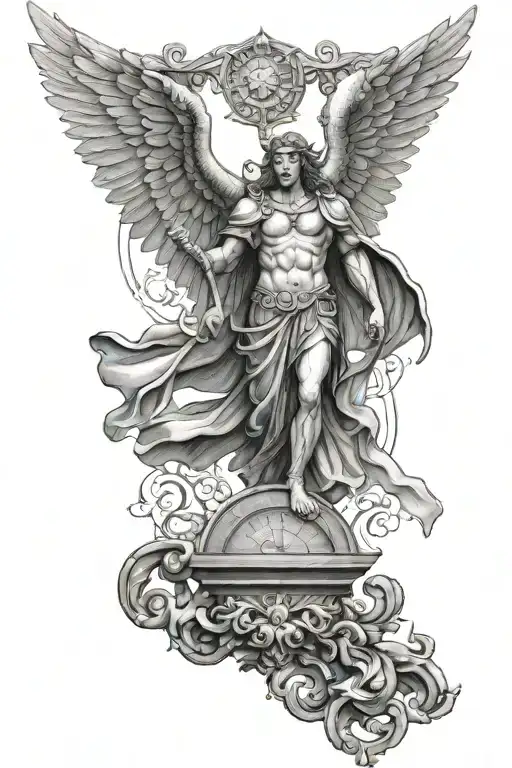 Archangel Saint Michael Balance Scale