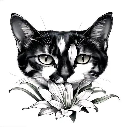 Lilies And Cats