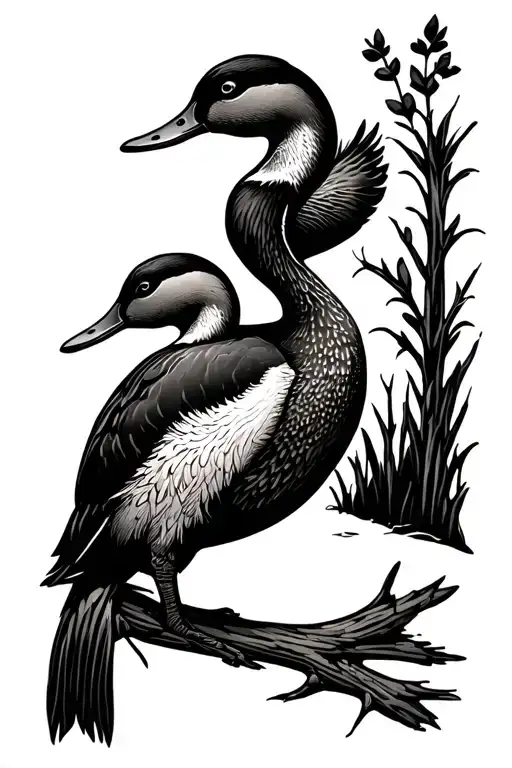 Miscarriage With Duck Hunting Scene