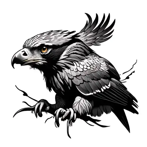 Hawk Tattoo Realism