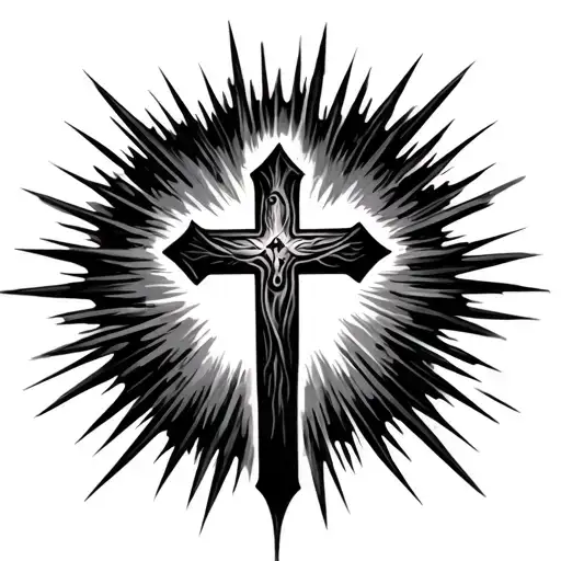 Cross With Rays
