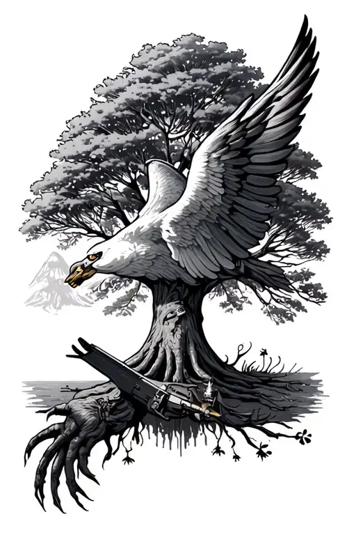 Air Force On The Sleeve And Family Tree