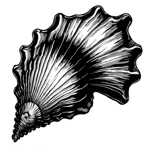 Scallop Seashell Vintage