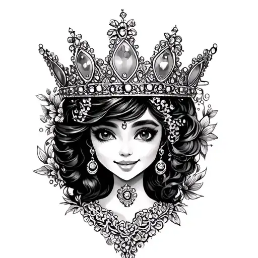 Princess Tiara With Malani And Naomi Incorporated