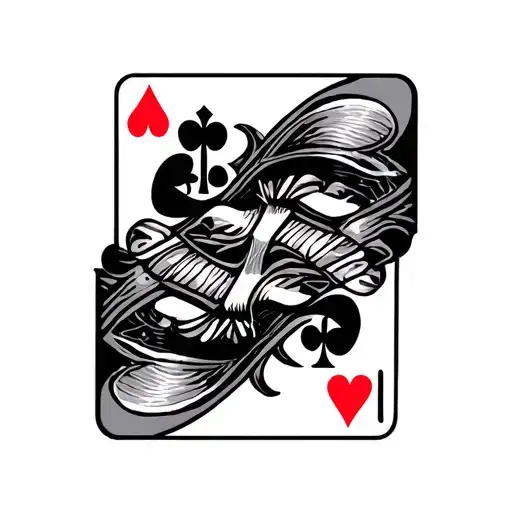 4 Of Hearts Playing Card