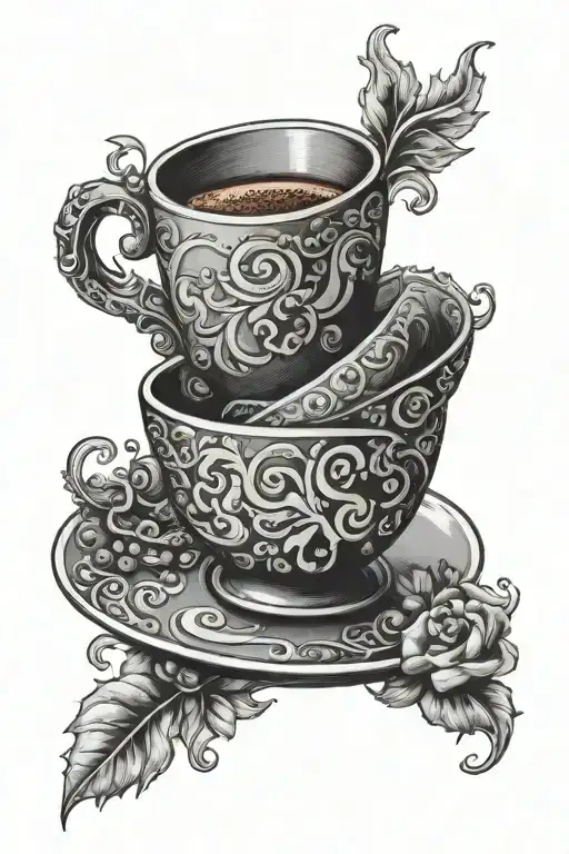 Italian Espresso Coffee Cup