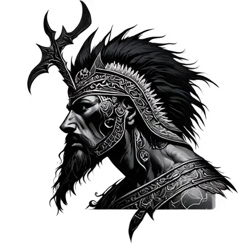 Warrior And Calmness