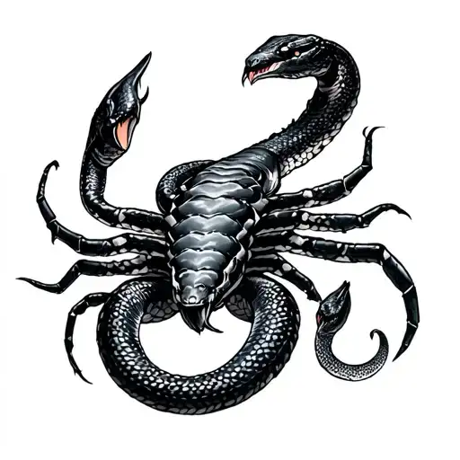 Scorpio And Snake