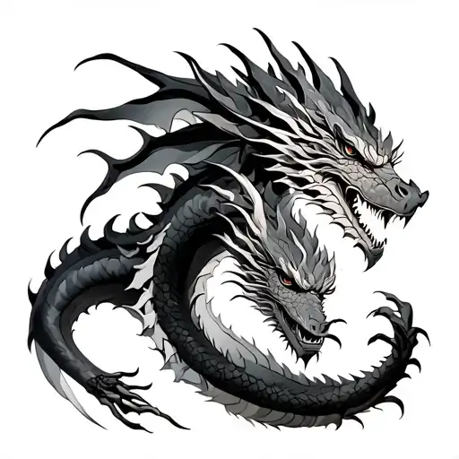 Full Dragon Back Tattoo Inspired By Vi From Arcane