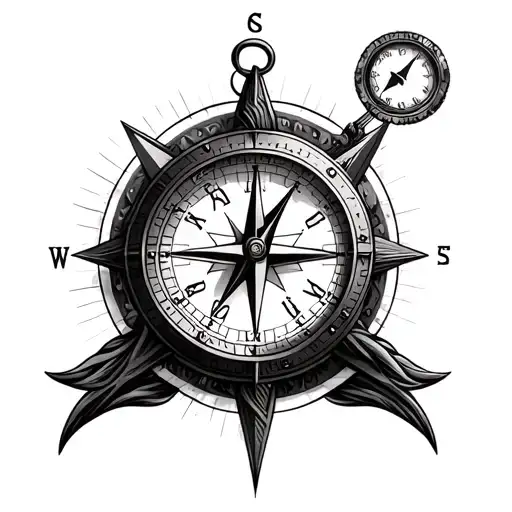 Clock And Compass