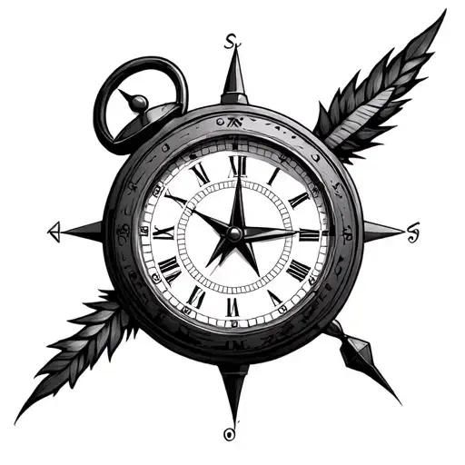 Clock And Compass