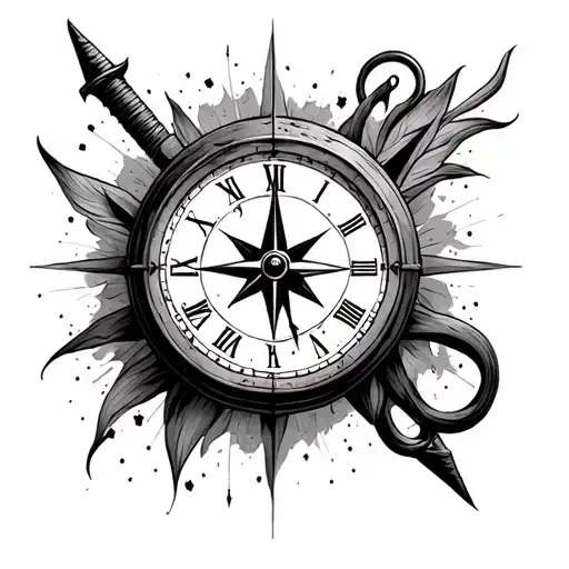 Clock And Compass