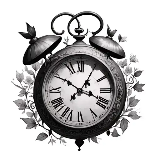 Alice In Wonderland Clock