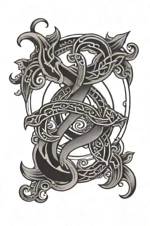 Karma Symbol Intertwined