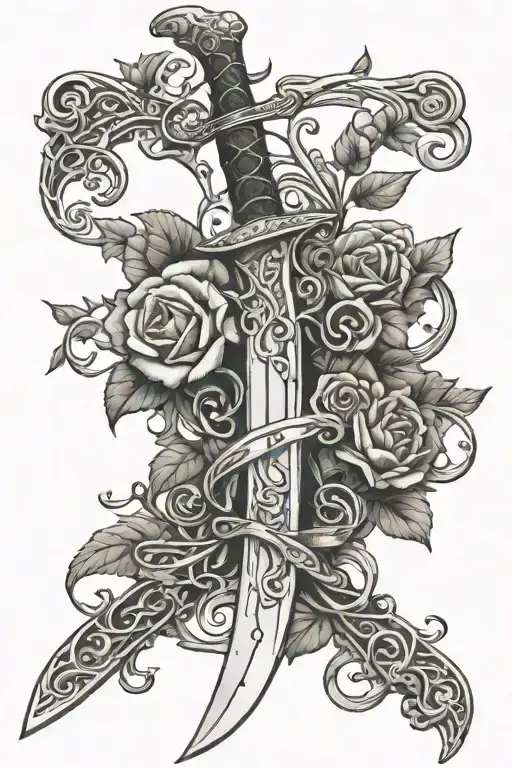 Long Sword With Vines